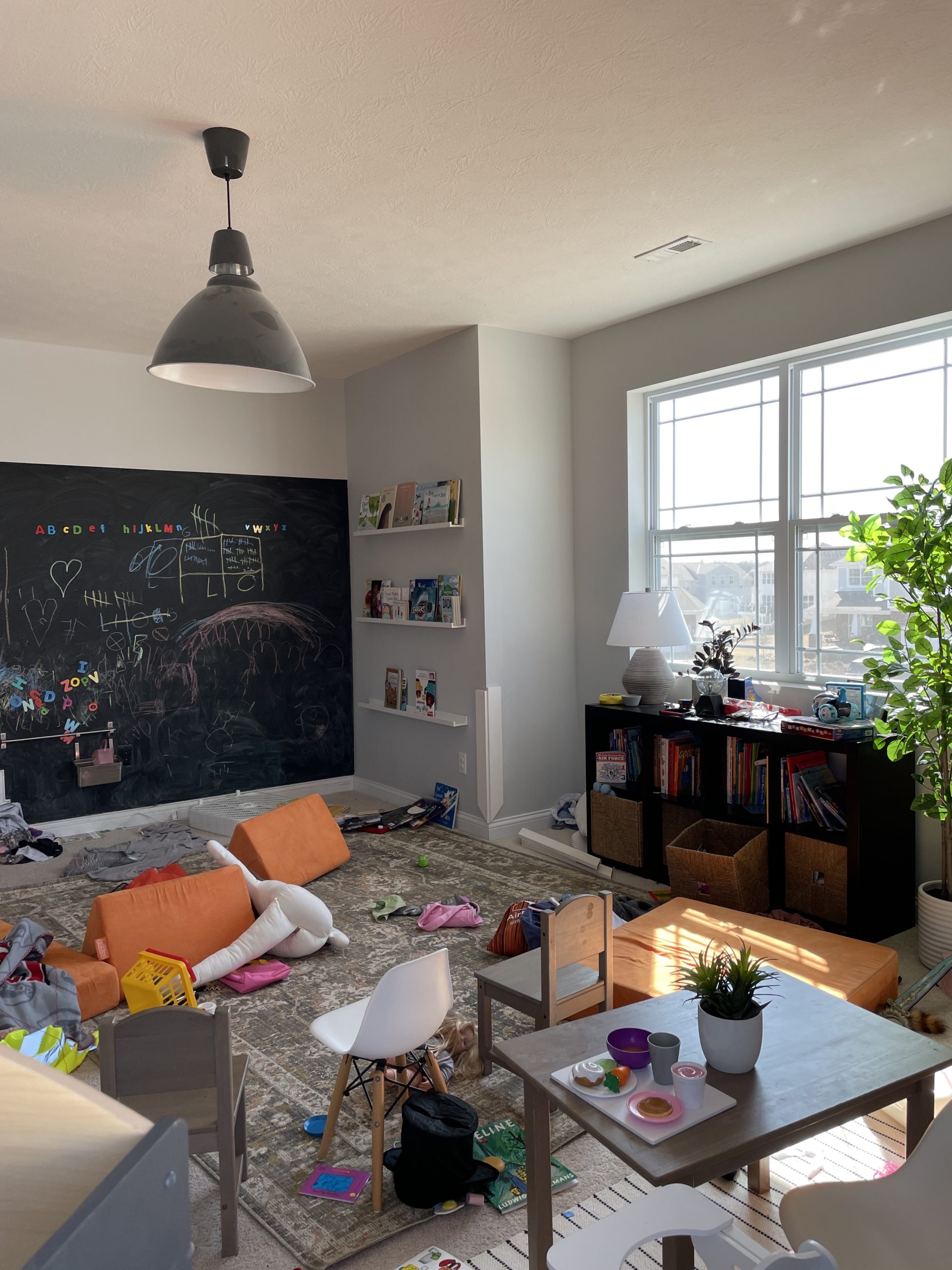 Very messy playroom/bonus room